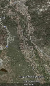 Christmas Valley from Google Earth